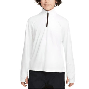 Boys' Dri-Fit Multi Long Sleeve Half Zip Tennis Top-Apparel-Nike-FN8375-100-Tennis Express