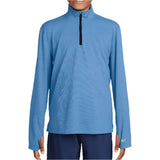 Boys' Dri-Fit Multi Long Sleeve Half Zip Tennis Top-Apparel-Nike-FN8375-489-Tennis Express