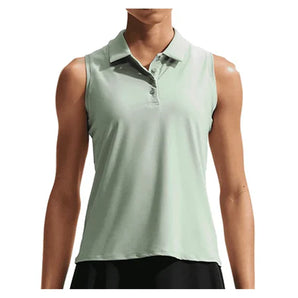 Women's Dri-FIT Victory Sleeveless Tennis Polo,Apparel,Nike,006 Steam/White,XS,Tennis Express,FQ1572-006_b17066bb-a076-4ce7-b8df-814c0f937934