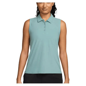 Women's Dri-FIT Victory Sleeveless Tennis Polo Cannon and White-Apparel-Nike-FQ1572-017-Tennis Express