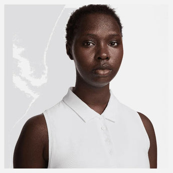 Women's Dri-Fit Victory Sleeveless Tennis Polo-Apparel-Nike-FQ1572-100-1-Tennis Express