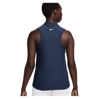 Women's Dri-FIT Victory Sleeveless Tennis Polo-Apparel-Nike-FQ1572-410_2-Tennis Express