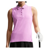 Women's Dri-FIT Victory Sleeveless Tennis Polo,Apparel,Nike,503 Lt Magenta/White,XS,Tennis Express,FQ1572-503_bd2a2be4-3f07-408e-b817-b459d6b39108