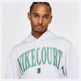 Men's Heritage Dri-FIT Fleece Tennis Hoodie Football Grey and Mineral Teal-Apparel-Nike-FQ2093-085-5-Tennis Express