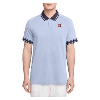 Men's Court Heritage Tennis Polo, Nike, 568 Palest Purple/Gridiron, Tennis Express, FQ2101-H26-568-PALEST-PURPLE-GRIDIRON-1
