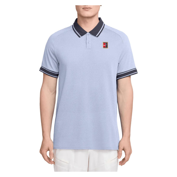 Men's Court Heritage Tennis Polo, Nike, 568 Palest Purple/Gridiron, Tennis Express, FQ2101-H26-568-PALEST-PURPLE-GRIDIRON-1