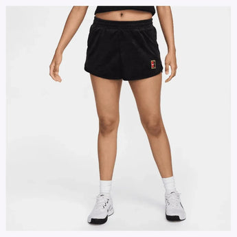 Womens Heritage Mid-Rise Tennis Shorts Black-Apparel-Nike-FQ2282-010_2-Tennis Express