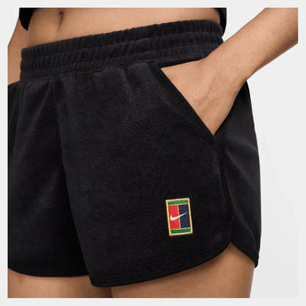 Womens Heritage Mid-Rise Tennis Shorts Black-Apparel-Nike-FQ2282-010_3-Tennis Express