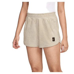 Women's Court Heritage Mid-Rise French Terry Tennis Shorts-Apparel-Nike-FQ2282-104_1_0c49a1af-070e-445b-986f-1a8ddeea607d-Tennis Express