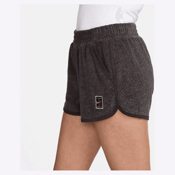 Women's Court Heritage Mid-Rise French Terry Tennis Shorts-Apparel-Nike-FQ2282-237_5-Tennis Express