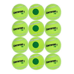 78 Green Dot Tournament Ball 12pk-Balls-Gamma-FR-IG7804-2-Tennis Express
