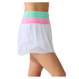 Women's Slice Tennis Skort White and Menthol,Apparel,Bobbe,,,Tennis Express,FR-SS-2104_b9a7c595-593b-4b98-a886-57d84e7ccb6f