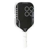 Fuze VantaGrit Elongated 14mm Pickleball Paddle Black and White, Holbrook, Tennis Express, FUZE-V-E-14-1