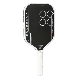 Fuze VantaGrit Elongated 14mm Pickleball Paddle Black and White, Holbrook, Tennis Express, FUZE-V-E-14-1