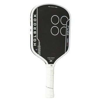 Fuze VantaGrit Hybrid 16mm Pickleball Paddle Black and White, Holbrook, Tennis Express, FUZE-V-H-16-2