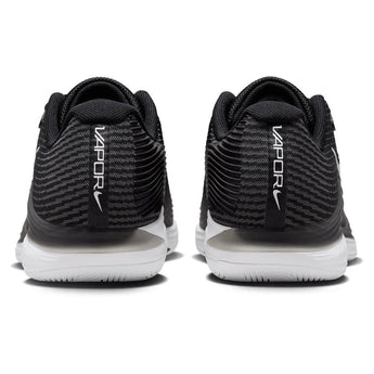 Men's Zoom Vapor 12 Tennis Shoes Black and White-Footwear-Nike-FV5552-001-7-Tennis Express