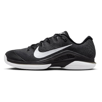 Men's Zoom Vapor 12 Tennis Shoes Black and White-Footwear-Nike-FV5552-001-9-Tennis Express