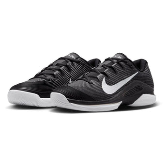 Men's Zoom Vapor 12 Tennis Shoes Black and White-Footwear-Nike-FV5552-001-Tennis Express