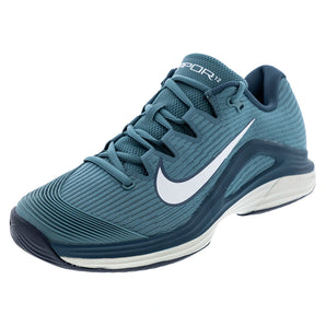 Men's Zoom Vapor 12 Tennis Shoes Smokey Blue and White,Footwear,Nike,Smokey Blue/White,6,Tennis Express,FV5552-002F26copy