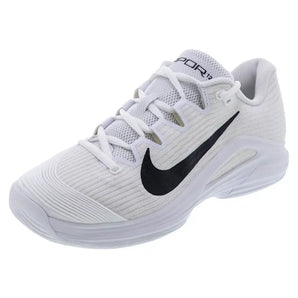 Men's Zoom Vapor 12 Tennis Shoes White and Black-Footwear-Nike-FV5552-101S25_copy-Tennis Express