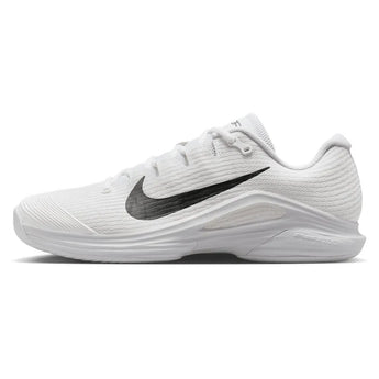Men's Zoom Vapor 12 Tennis Shoes White and Black-Footwear-Nike-FV5552-101_0-Tennis Express