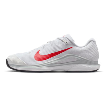 Men's Zoom Vapor 12 Tennis Shoes White and Lt Crimson-Footwear-Nike-FV5552-109-1-Tennis Express