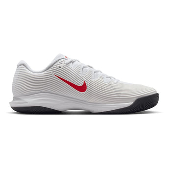 Men's Zoom Vapor 12 Tennis Shoes White and Lt Crimson-Footwear-Nike-FV5552-109-2-Tennis Express