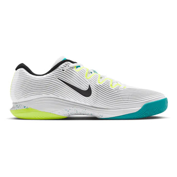 Men's Zoom Vapor 12 Tennis Shoes White and Volt,Footwear,Nike,,,Tennis Express,FV5552-125H26-2