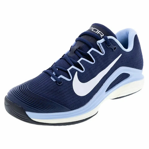 Men's Zoom Vapor 12 Tennis Shoes Midnight Navy and White – Tennis