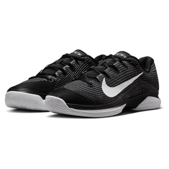 Women's Zoom Vapor 12 Tennis Shoes Black and White-Footwear-Nike-FV5554-001-Tennis Express