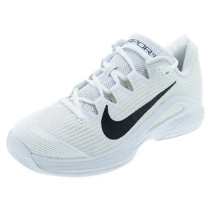 Women's Zoom Vapor 12 Tennis Shoes White and Black-Footwear-Nike-FV5554-100S25_copy-Tennis Express