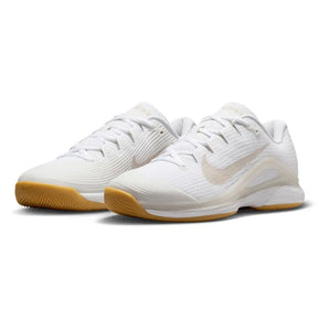 Women's Zoom Vapor 12 Tennis Shoes White and Lt Orewood Brown,Footwear,Nike,White/Lt Orewood Brown,5,Tennis Express,FV5554-103F26-y