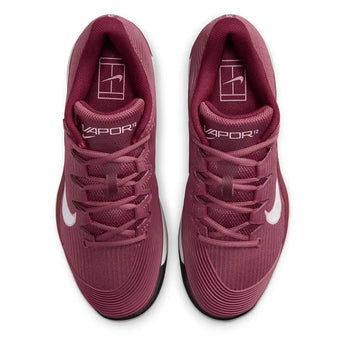 Women's Zoom Vapor 12 Tennis Shoes Pink Smoke and White,Footwear,Nike,,,Tennis Express,FV5554-600F26-3
