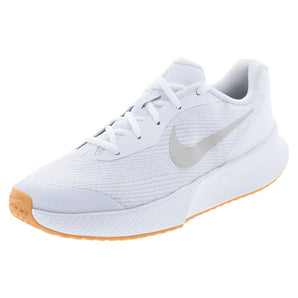 Men's Vapor Lite 3 Tennis Shoes White and Lt Orewood Brown