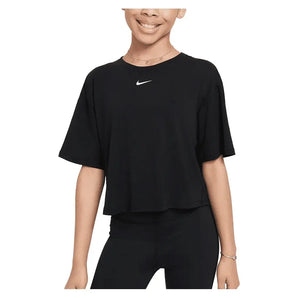 Girls' One Relaxed Dri-FIT Short-Sleeve Top-Apparel-Nike-FZ5602-BU25-010-3-Tennis Express