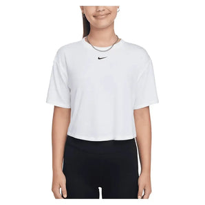 Girls' One Relaxed Dri-FIT Short-Sleeve Top-Apparel-Nike-FZ5602-BU25-100-3-Tennis Express