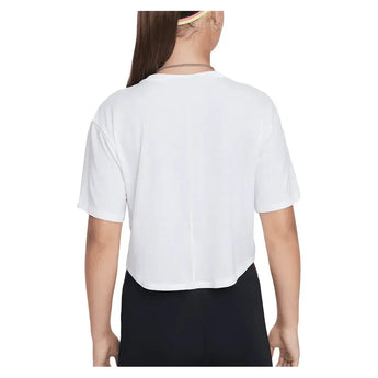 Girls' One Relaxed Dri-FIT Short-Sleeve Top-Apparel-Nike-FZ5602-BU25-100-4-Tennis Express