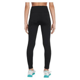 Girls' One Dri-FIT High-Waisted Training Leggings-Apparel-Nike-FZ5605-010_2-Tennis Express