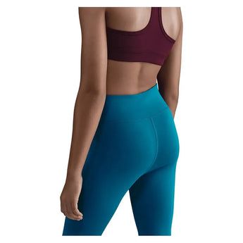 Girls' One Dri-FIT High-Waisted Training Leggings Green Abyss and White-Apparel-Nike-FZ5605-301H25-3-Tennis Express