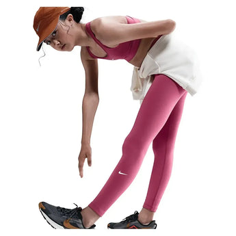 Girls' One Dri-FIT High-Waisted Training Leggings-Apparel-Nike-FZ5605-634_2-Tennis Express