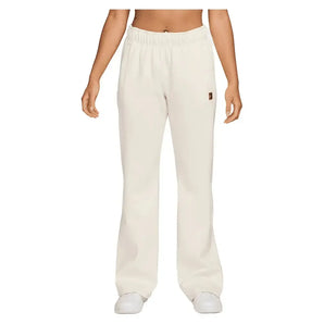 Women's Court Dri-FIT Heritage Windrunner Poly Knit Pant Pale Ivory-Apparel-Nike-FZ6509-110U25-Tennis Express