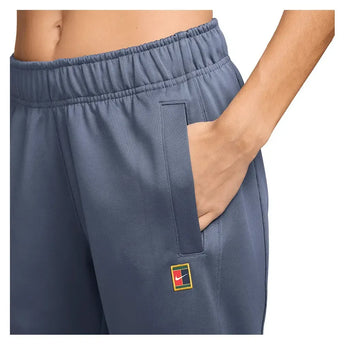 Women's Court Dri-FIT Heritage Windrunner Poly Knit Tennis Pant Diffused Blue-Apparel-Nike-FZ6509-415_4-Tennis Express