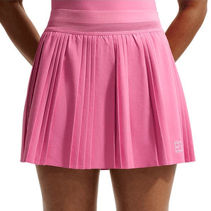 Women's Court Dri-FIT Advantage Pleated Tennis Skort,Apparel,Nike,641 Peony/White,XS,Tennis Express,FZ6512-641_f01f8df6-f340-444e-89b7-7fc53c71856d