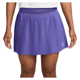 Women's Court Dri-FIT Advantage Pleated Tennis Skort, Nike, 579 Dark Iris/White, Tennis Express, FZ6512-H26-579-DARK-IRIS-WHITE-1