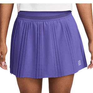 Women's Court Dri-FIT Advantage Pleated Tennis Skort, Nike, 579 Dark Iris/White, Tennis Express, FZ6512-H26-579-DARK-IRIS-WHITE-1