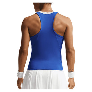 Women's Court Dri-FIT Advantage Tennis Tank Old Royal and White,Apparel,Nike,,,Tennis Express,FZ6657-417-1