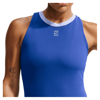 Women's Court Dri-FIT Advantage Tennis Tank Old Royal and White,Apparel,Nike,,,Tennis Express,FZ6657-417-4
