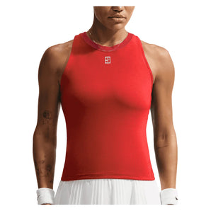 Women's Court Dri-FIT Advantage Tennis Tank, Nike, 657 University Red/White, Tennis Express, FZ6657-H26-657-UNIVERSITY-RED-WHITE-1