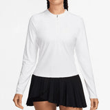 Women's Dri-Fit Advantage Midlayer Long Sleeve Tennis Top-Apparel-Nike-FZ6737-100-Tennis Express