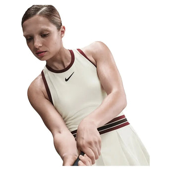 Women's Paris Court Dri-FIT Slam Tennis Dress-Apparel-Nike-FZ6742-110_2-Tennis Express